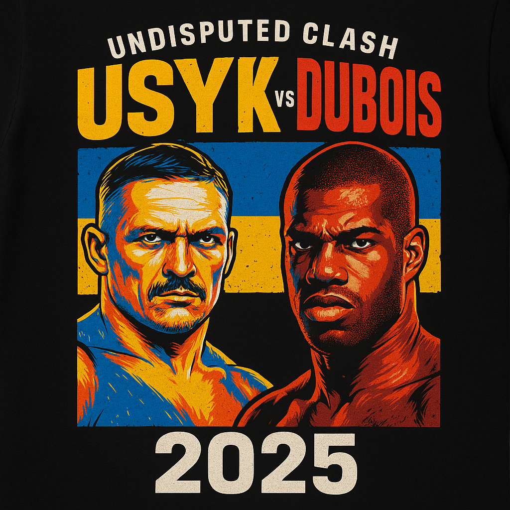 Usyk vs Dubois wembley fight 2025. Fan T-Shirt